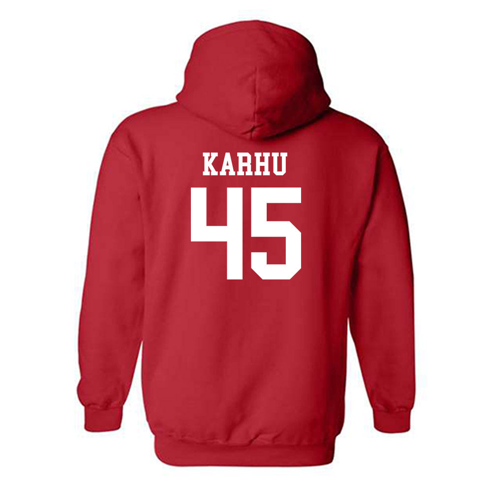 New Mexico - NCAA Football : Brett Karhu - Classic Shersey Hooded Sweatshirt-1