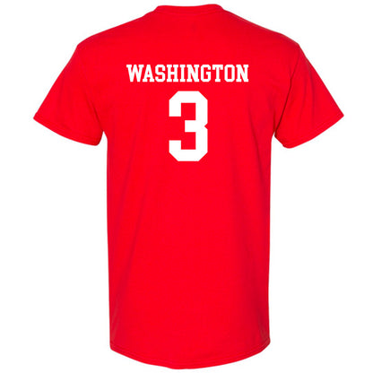 New Mexico - NCAA Men's Basketball : Tru Washington - Classic Shersey T-Shirt-1