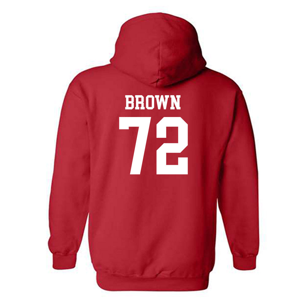 New Mexico - NCAA Football : Nevell Brown - Classic Shersey Hooded Sweatshirt-1