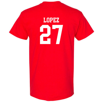 New Mexico - NCAA Baseball : David Lopez - Classic Shersey T-Shirt-1