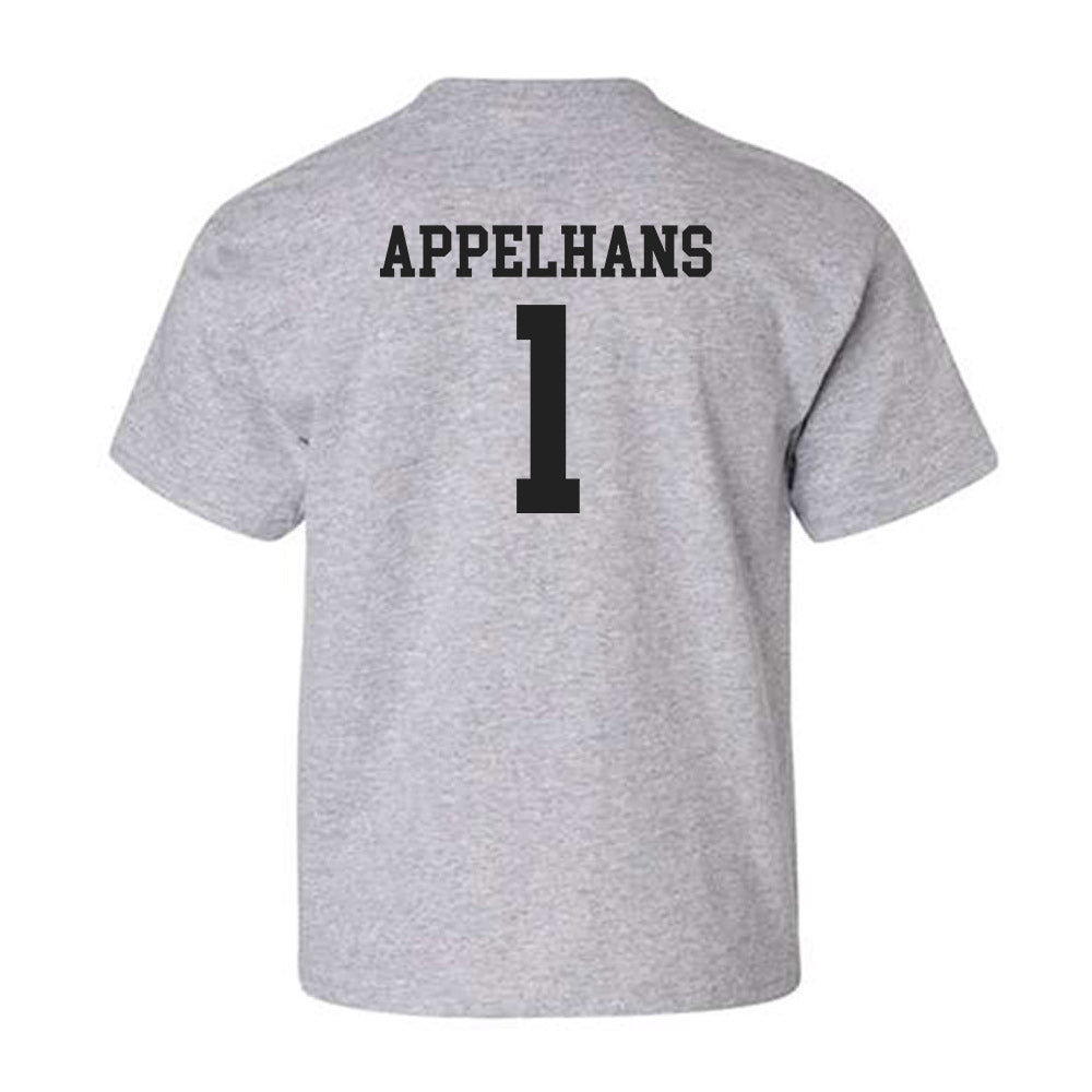 New Mexico - NCAA Men's Basketball : Braden Appelhans - Classic Shersey Youth T-Shirt-1