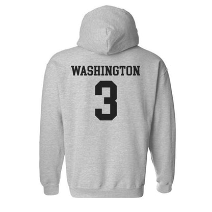 New Mexico - NCAA Men's Basketball : Tru Washington - Classic Shersey Hooded Sweatshirt-1