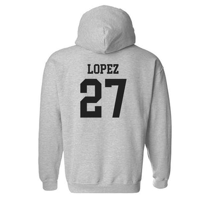 New Mexico - NCAA Baseball : David Lopez - Classic Shersey Hooded Sweatshirt-1