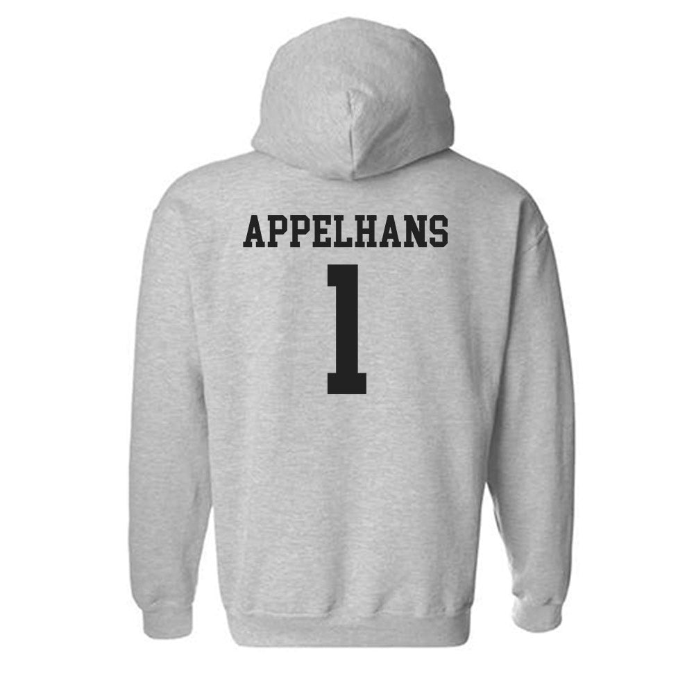 New Mexico - NCAA Men's Basketball : Braden Appelhans - Classic Shersey Hooded Sweatshirt-1