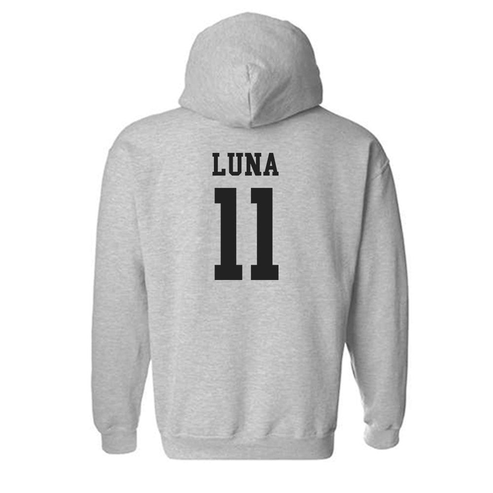 New Mexico - NCAA Men's Golf : Valentin Luna - Classic Shersey Hooded Sweatshirt-1