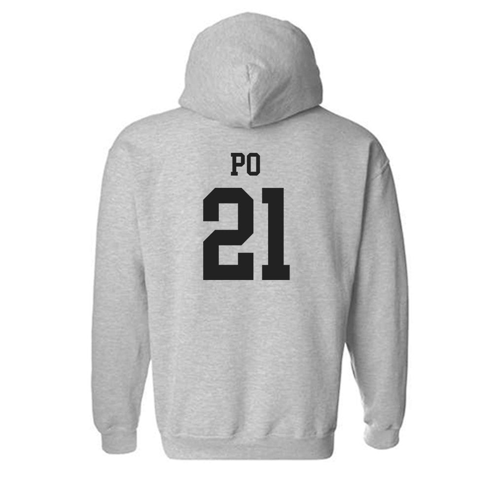 New Mexico - NCAA Women's Basketball : Reza Po - Classic Shersey Hooded Sweatshirt-1