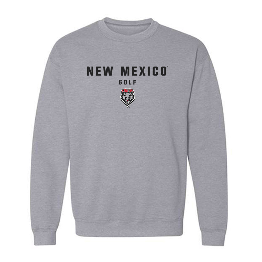 New Mexico - NCAA Men's Golf : Clark Sonnenberg - Classic Shersey Crewneck Sweatshirt-0