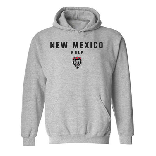 New Mexico - NCAA Men's Golf : Oliver Cage - Classic Shersey Hooded Sweatshirt-0