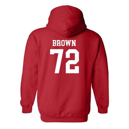 New Mexico - NCAA Football : Nevell Brown - Classic Shersey Hooded Sweatshirt-1