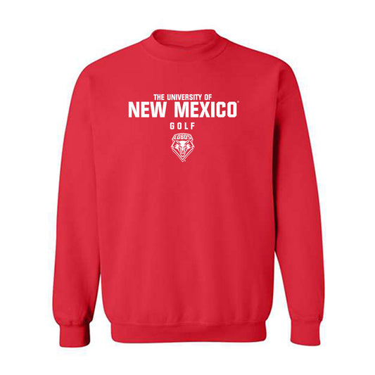 New Mexico - NCAA Men's Golf : Luis Buech - Classic Shersey Crewneck Sweatshirt-0