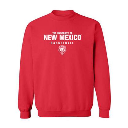 New Mexico - NCAA Men's Basketball : Jake Hall - Classic Shersey Crewneck Sweatshirt-0
