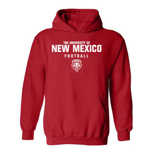 New Mexico - NCAA Football : D'Angelo Mayes - Classic Shersey Hooded Sweatshirt-0