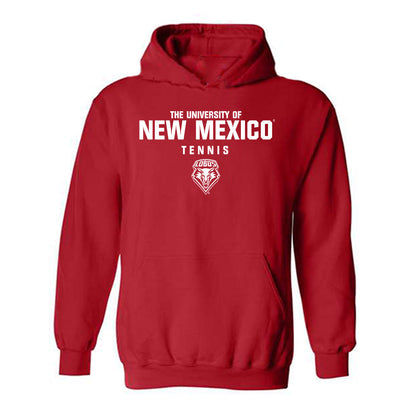 New Mexico - NCAA Men's Tennis : Georgio Samaha - Classic Shersey Hooded Sweatshirt-0