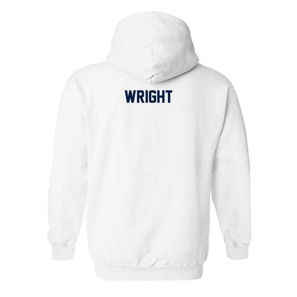 Akron - NCAA Men's Track & Field : Delton Wright - Classic Fashion Shersey Hooded Sweatshirt