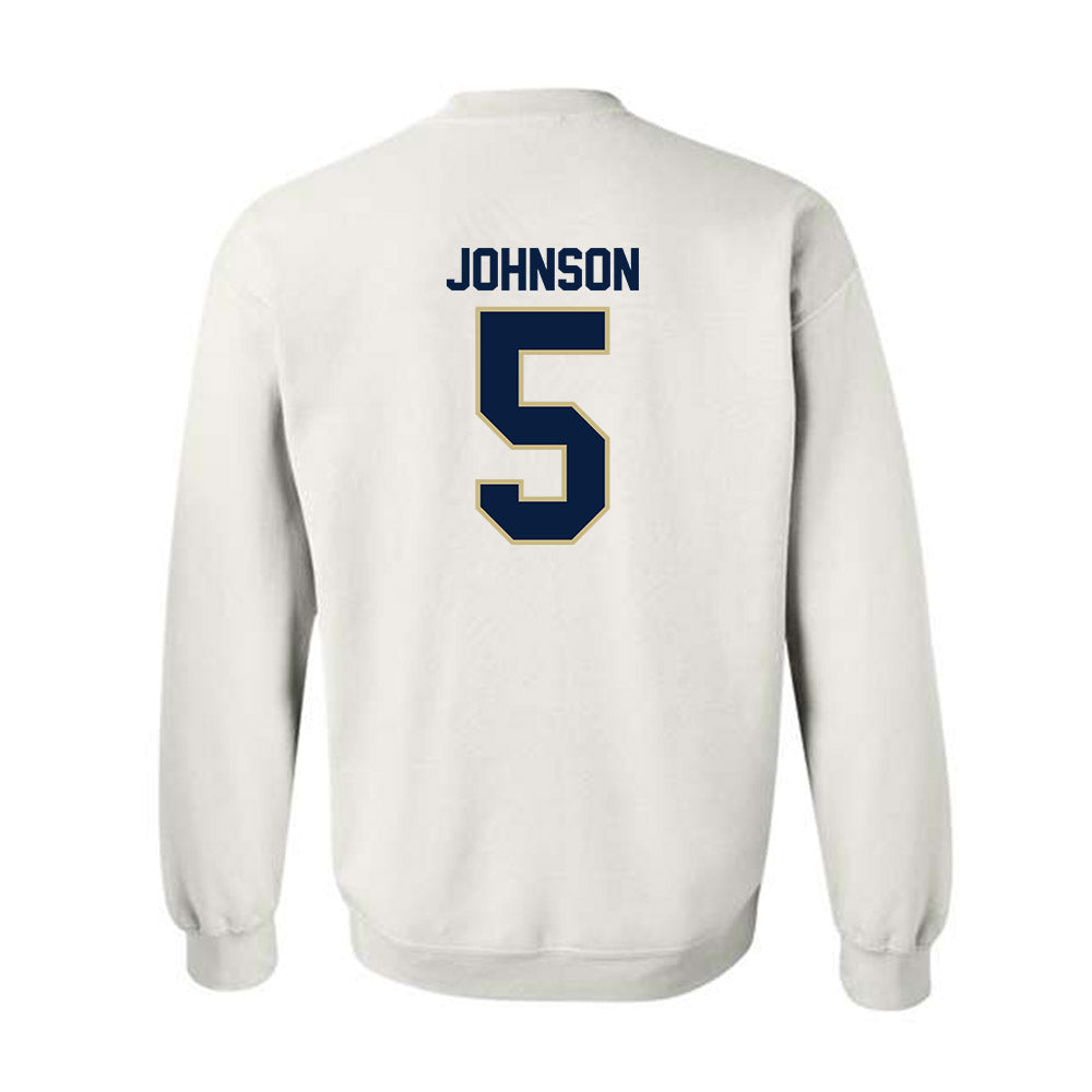 Akron - NCAA Men's Basketball : Tavari Johnson - Classic Fashion Shersey Crewneck Sweatshirt