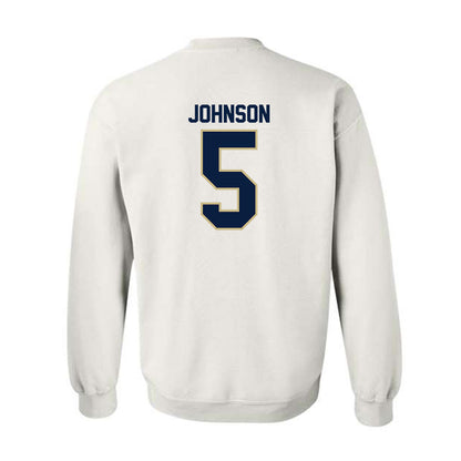 Akron - NCAA Men's Basketball : Tavari Johnson - Classic Fashion Shersey Crewneck Sweatshirt