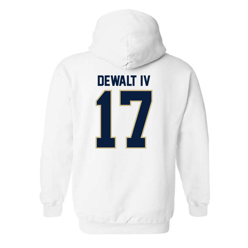 Akron - NCAA Football : Malcolm DeWalt IV - Classic Fashion Shersey Hooded Sweatshirt