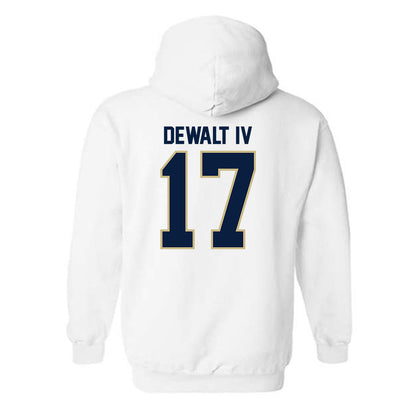 Akron - NCAA Football : Malcolm DeWalt IV - Classic Fashion Shersey Hooded Sweatshirt