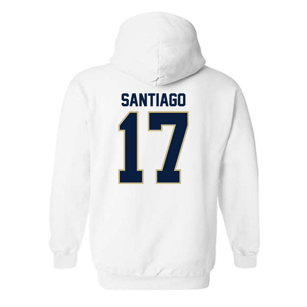 Akron - NCAA Women's Swimming & Diving : Alanis Santiago - Classic Fashion Shersey Hooded Sweatshirt