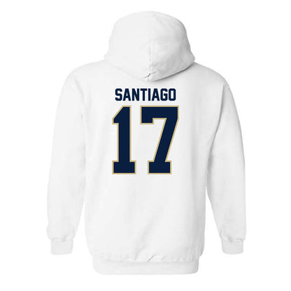 Akron - NCAA Women's Swimming & Diving : Alanis Santiago - Classic Fashion Shersey Hooded Sweatshirt
