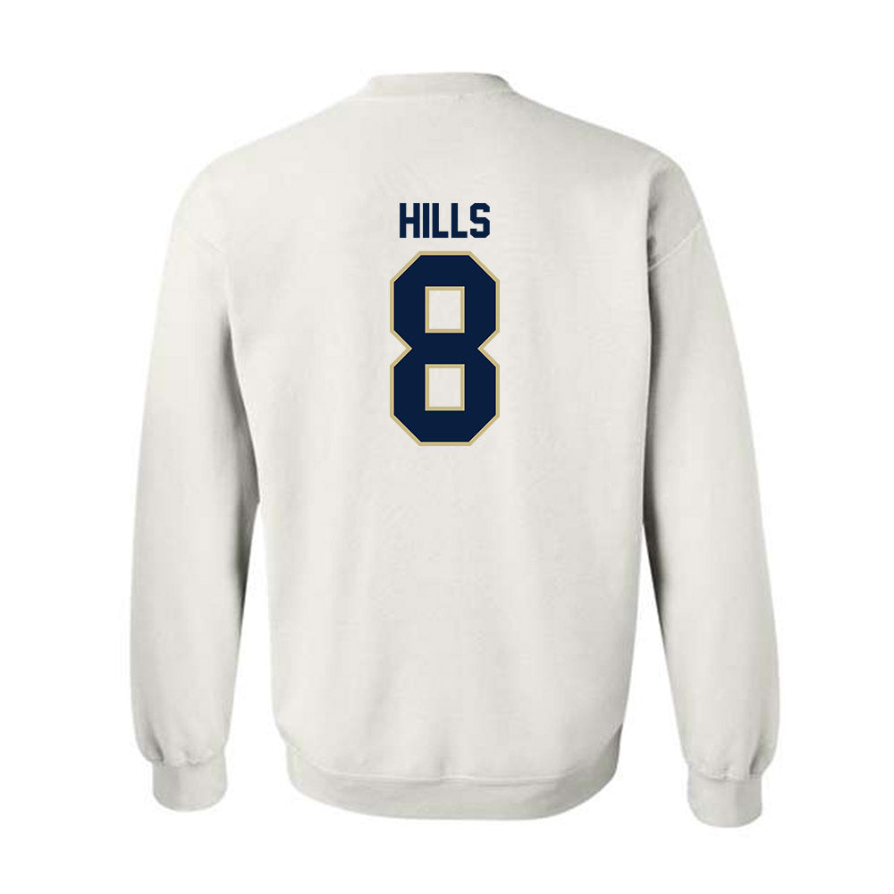 Akron - NCAA Football : Brandon Hills - Classic Fashion Shersey Crewneck Sweatshirt-1