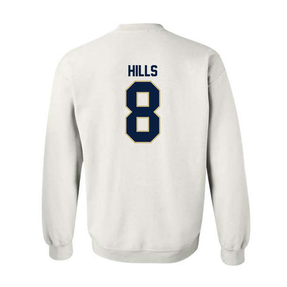 Akron - NCAA Football : Brandon Hills - Classic Fashion Shersey Crewneck Sweatshirt-1
