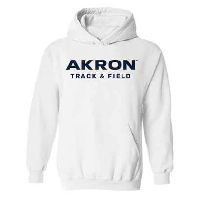 Akron - NCAA Men's Track & Field : Jalen McCoy - Classic Fashion Shersey Hooded Sweatshirt