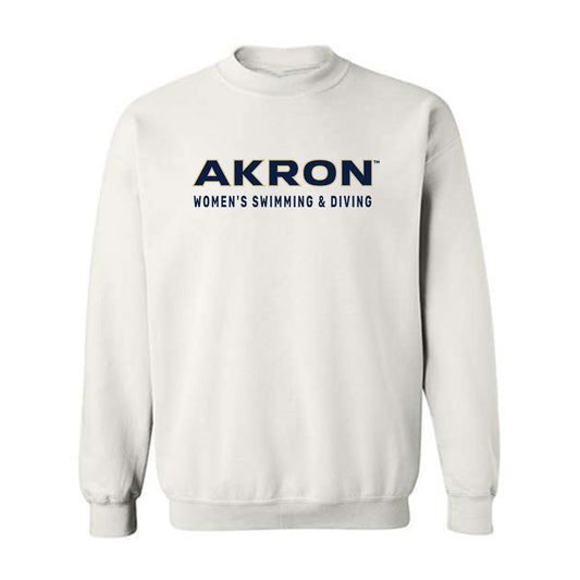Akron - NCAA Women's Swimming & Diving : Alanis Santiago - Classic Fashion Shersey Crewneck Sweatshirt