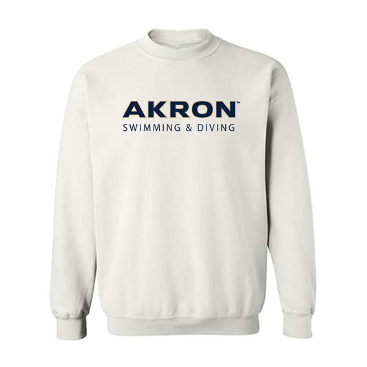 Akron - NCAA Women's Swimming & Diving : Natalia Zaiteva - Classic Fashion Shersey Crewneck Sweatshirt-0