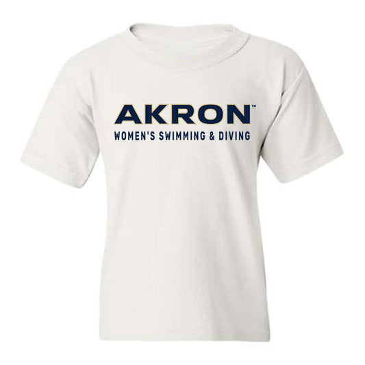 Akron - NCAA Women's Swimming & Diving : Alanis Santiago - Classic Fashion Shersey Youth T-Shirt