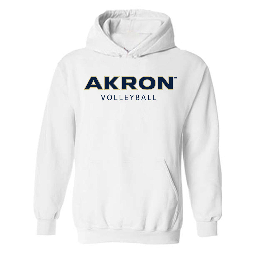 Akron - NCAA Women's Volleyball : Ruby Klusman - Classic Fashion Shersey Hooded Sweatshirt-0