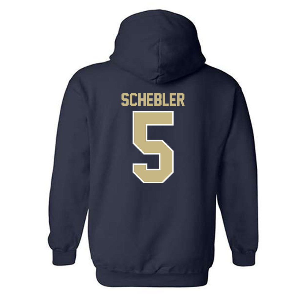 Akron - NCAA Baseball : Charles Schebler - Classic Shersey Hooded Sweatshirt-1