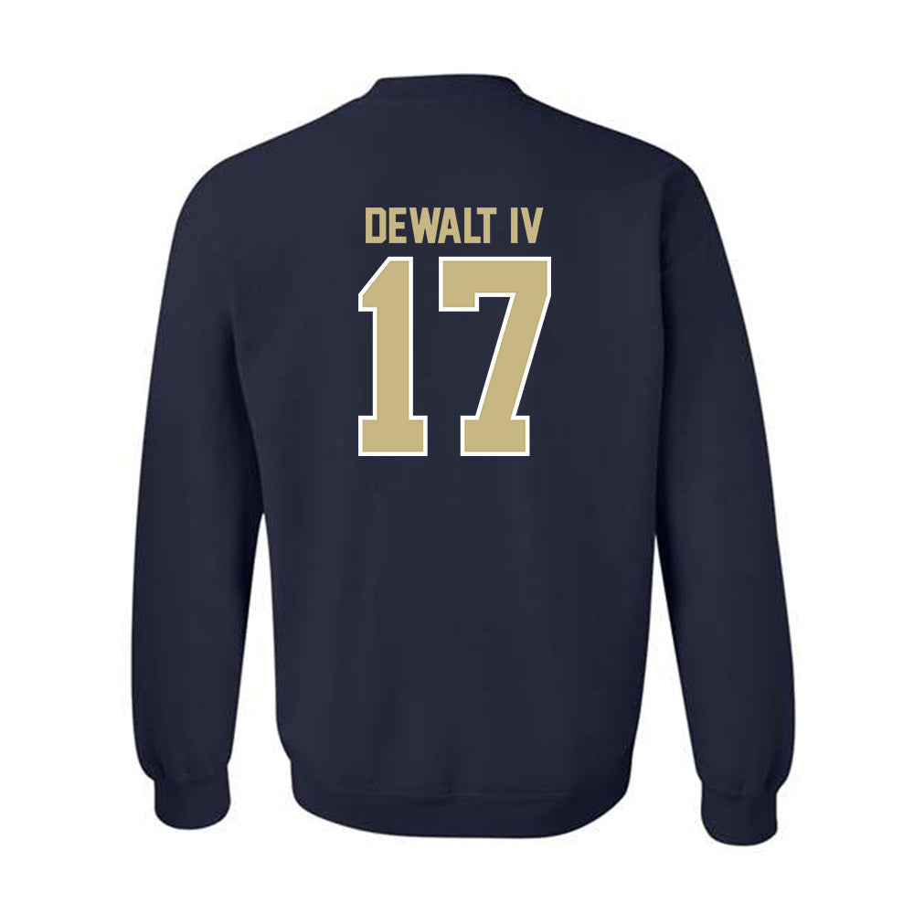 Akron - NCAA Football : Malcolm DeWalt IV - Classic Shersey Crewneck Sweatshirt