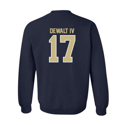 Akron - NCAA Football : Malcolm DeWalt IV - Classic Shersey Crewneck Sweatshirt