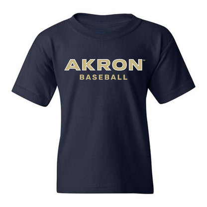 Akron - NCAA Baseball : LA Mighton - Classic Shersey Youth T-Shirt