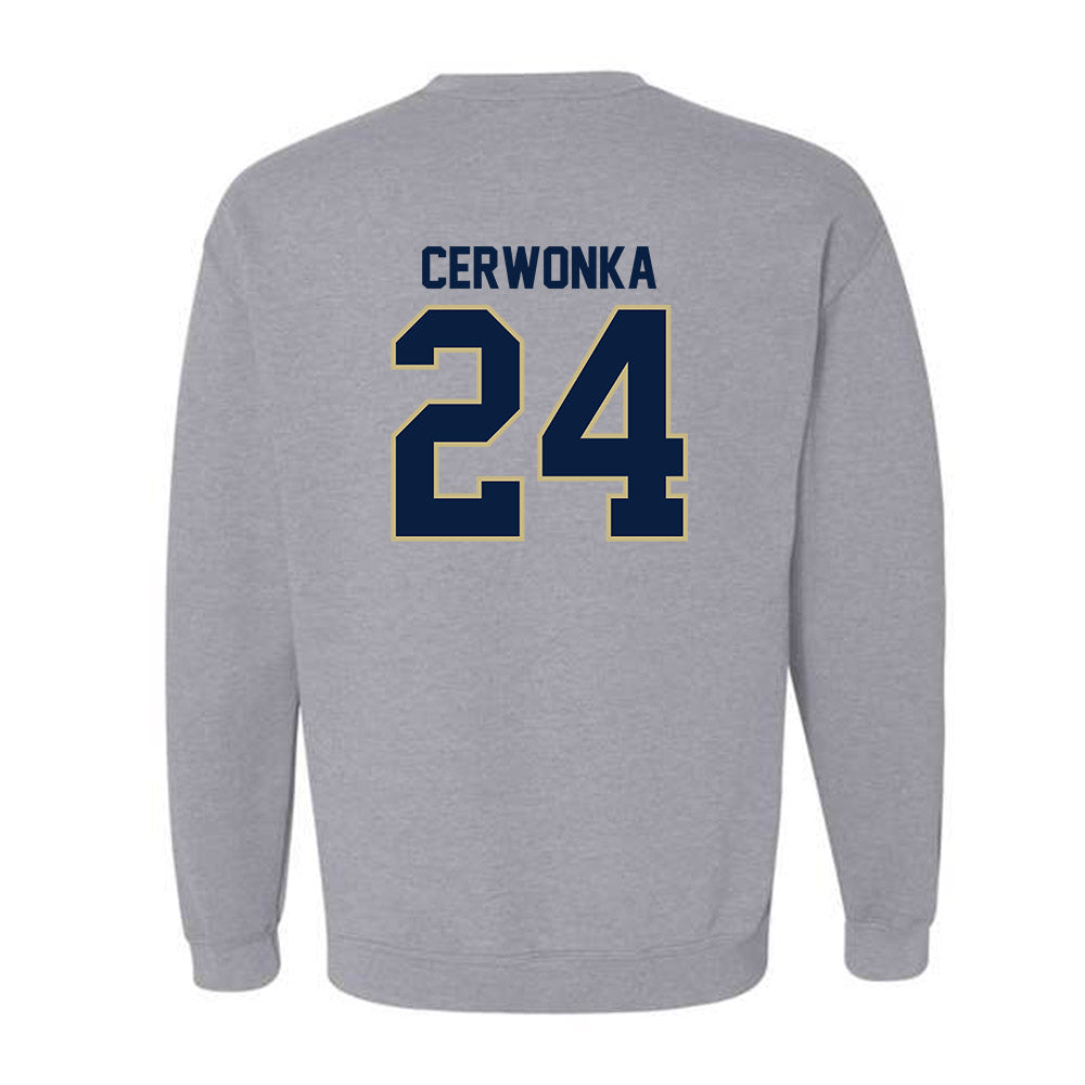Akron - NCAA Women's Lacrosse : Kiran Cerwonka - Classic Fashion Shersey Crewneck Sweatshirt-1