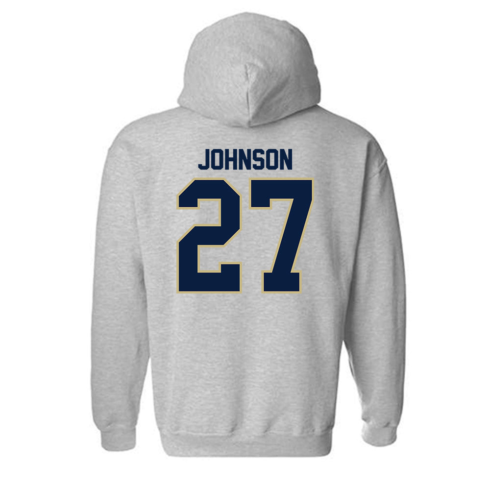 Akron - NCAA Football : Keyveon Johnson - Classic Fashion Shersey Hooded Sweatshirt