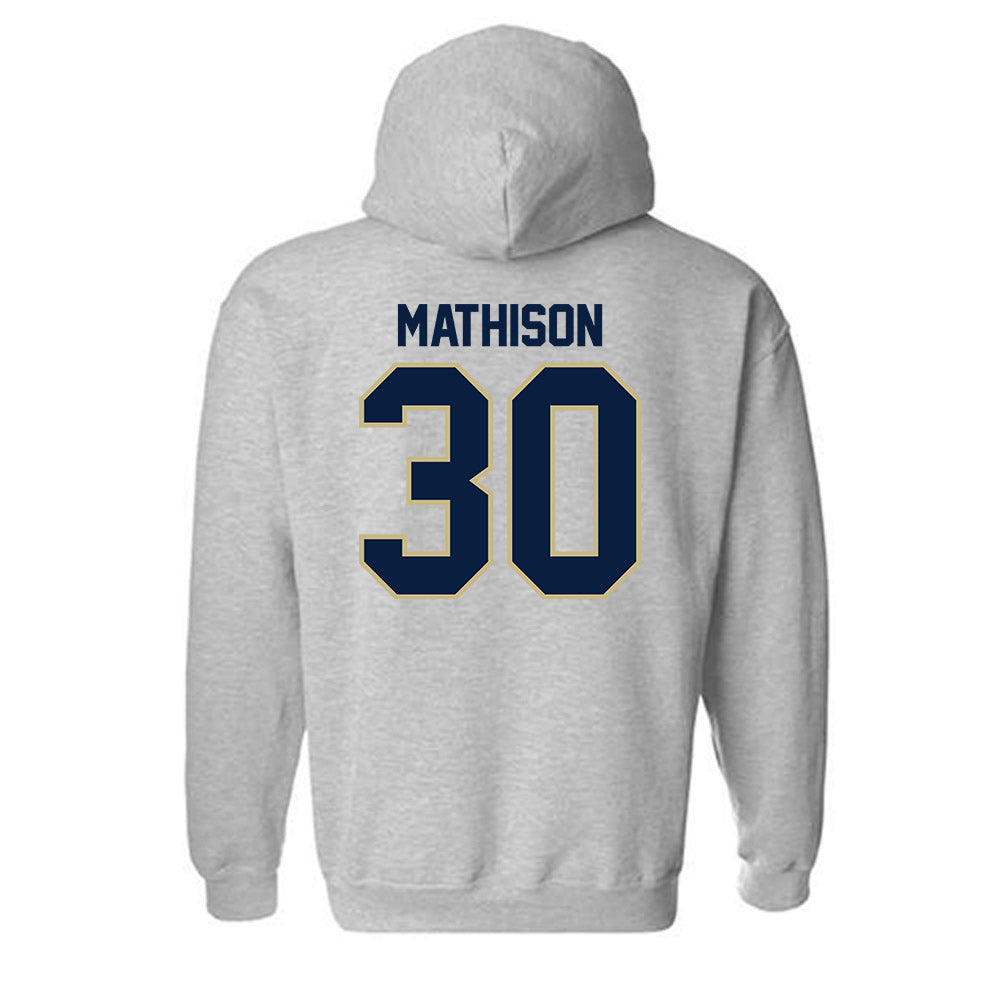Akron - NCAA Baseball : Gabe Mathison - Classic Fashion Shersey Hooded Sweatshirt-1