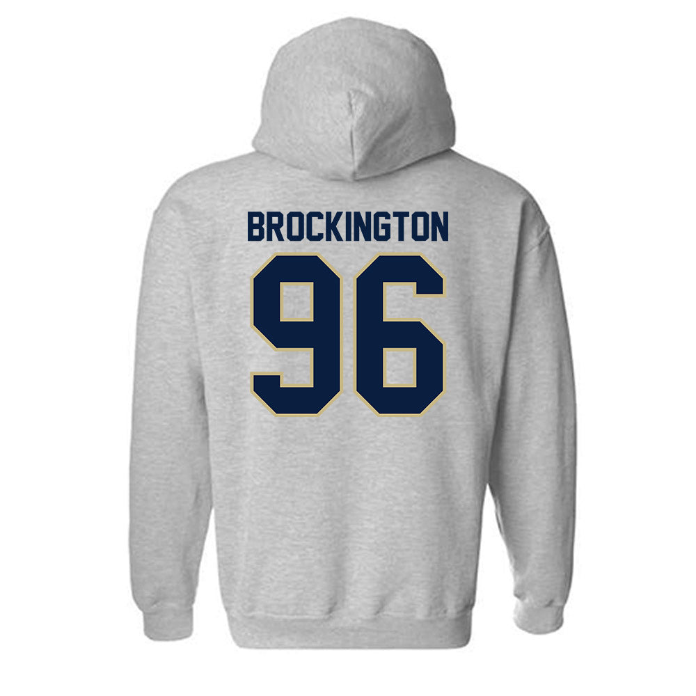 Akron - NCAA Football : Zy Brockington - Classic Fashion Shersey Hooded Sweatshirt-1