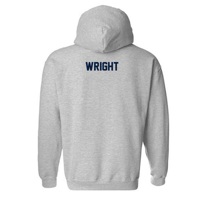 Akron - NCAA Men's Track & Field : Delton Wright - Classic Fashion Shersey Hooded Sweatshirt