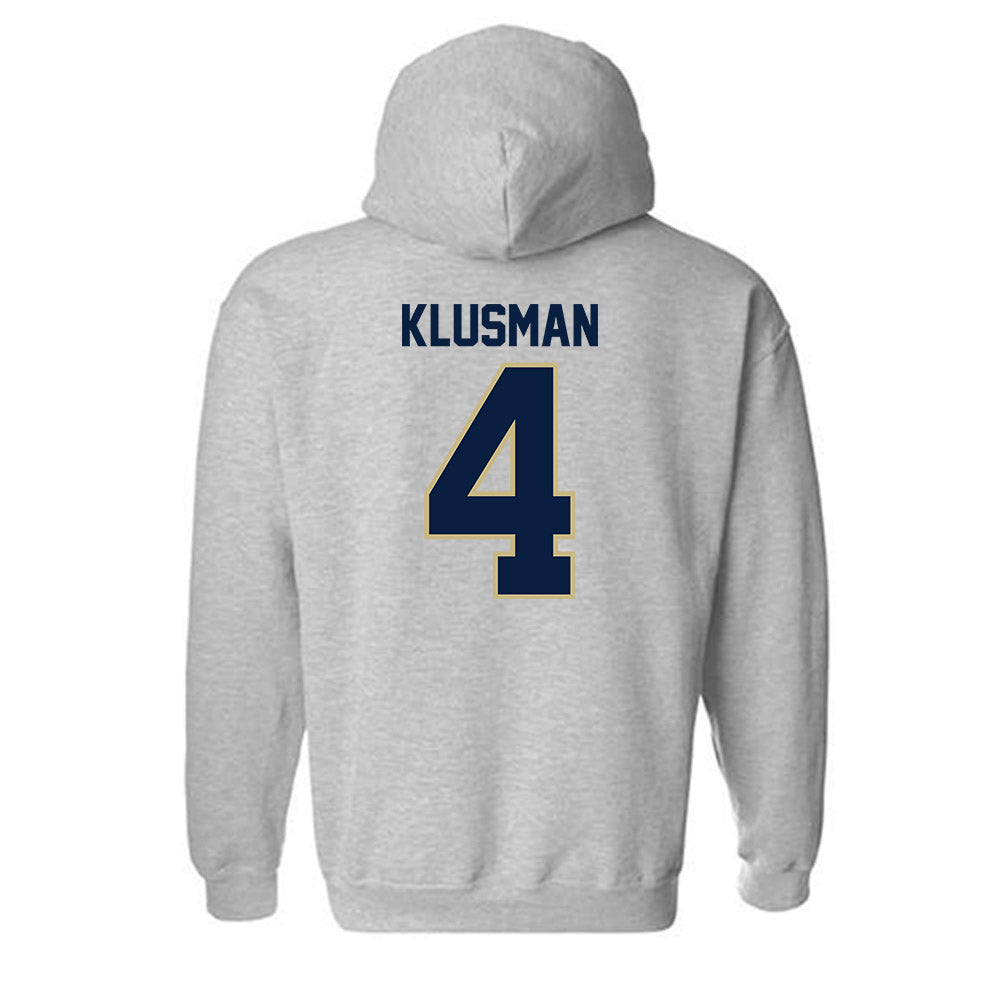 Akron - NCAA Women's Volleyball : Ruby Klusman - Classic Fashion Shersey Hooded Sweatshirt-1