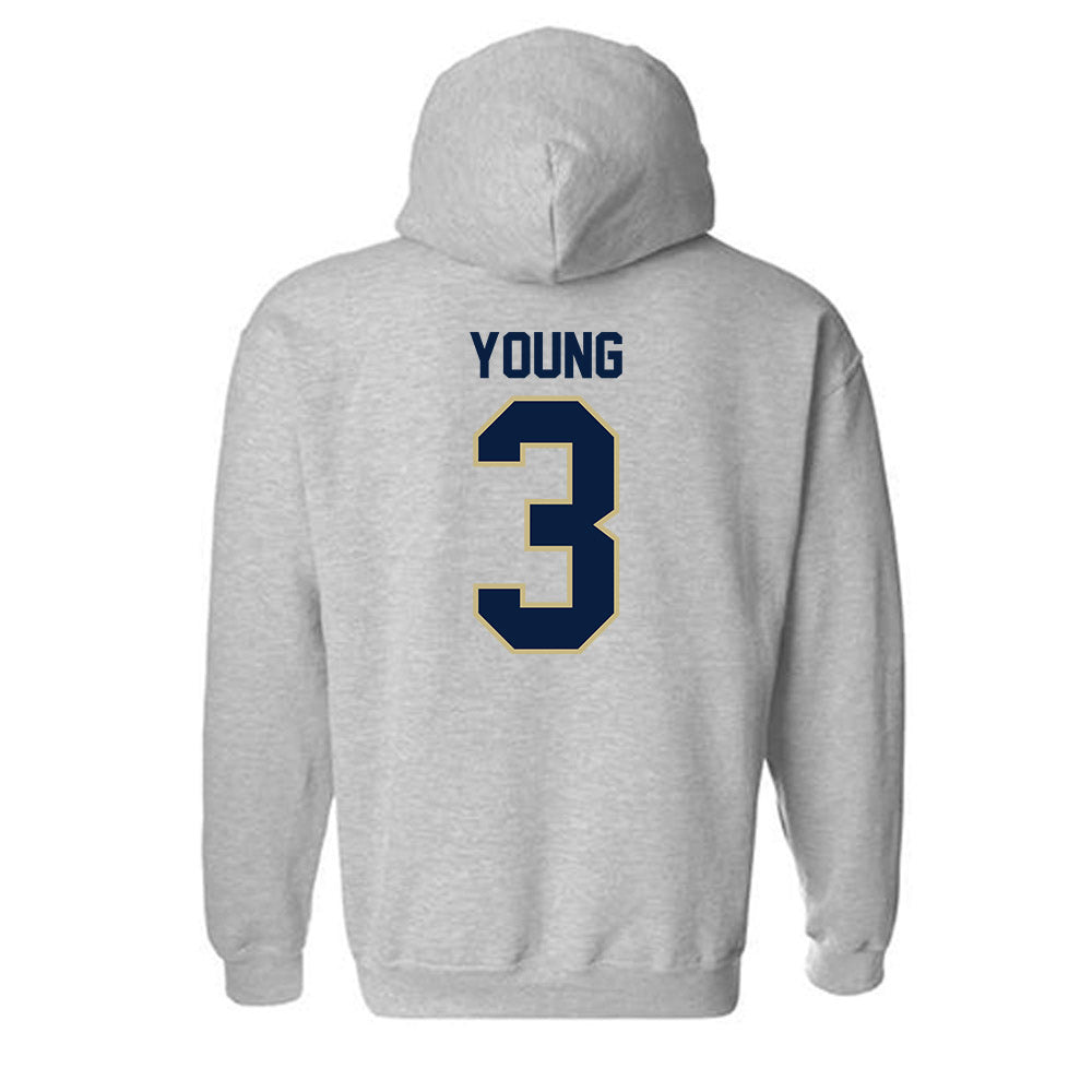 Akron - NCAA Men's Basketball : Sharron Young - Classic Fashion Shersey Hooded Sweatshirt