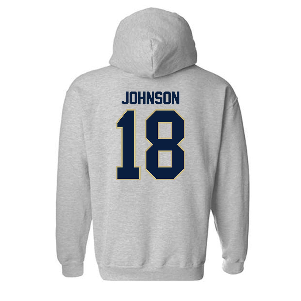 Akron - NCAA Football : DiMarco Johnson - Classic Fashion Shersey Hooded Sweatshirt