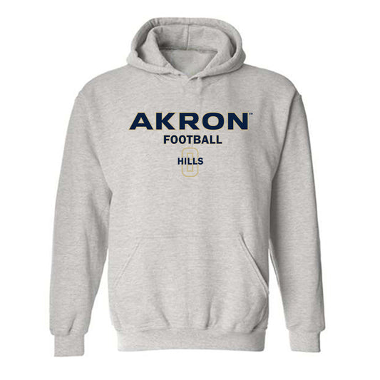 Akron - NCAA Football : Brandon Hills - Classic Fashion Shersey Hooded Sweatshirt-0