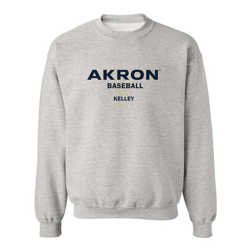 Akron - NCAA Baseball : Jack Kelley - Classic Fashion Shersey Crewneck Sweatshirt