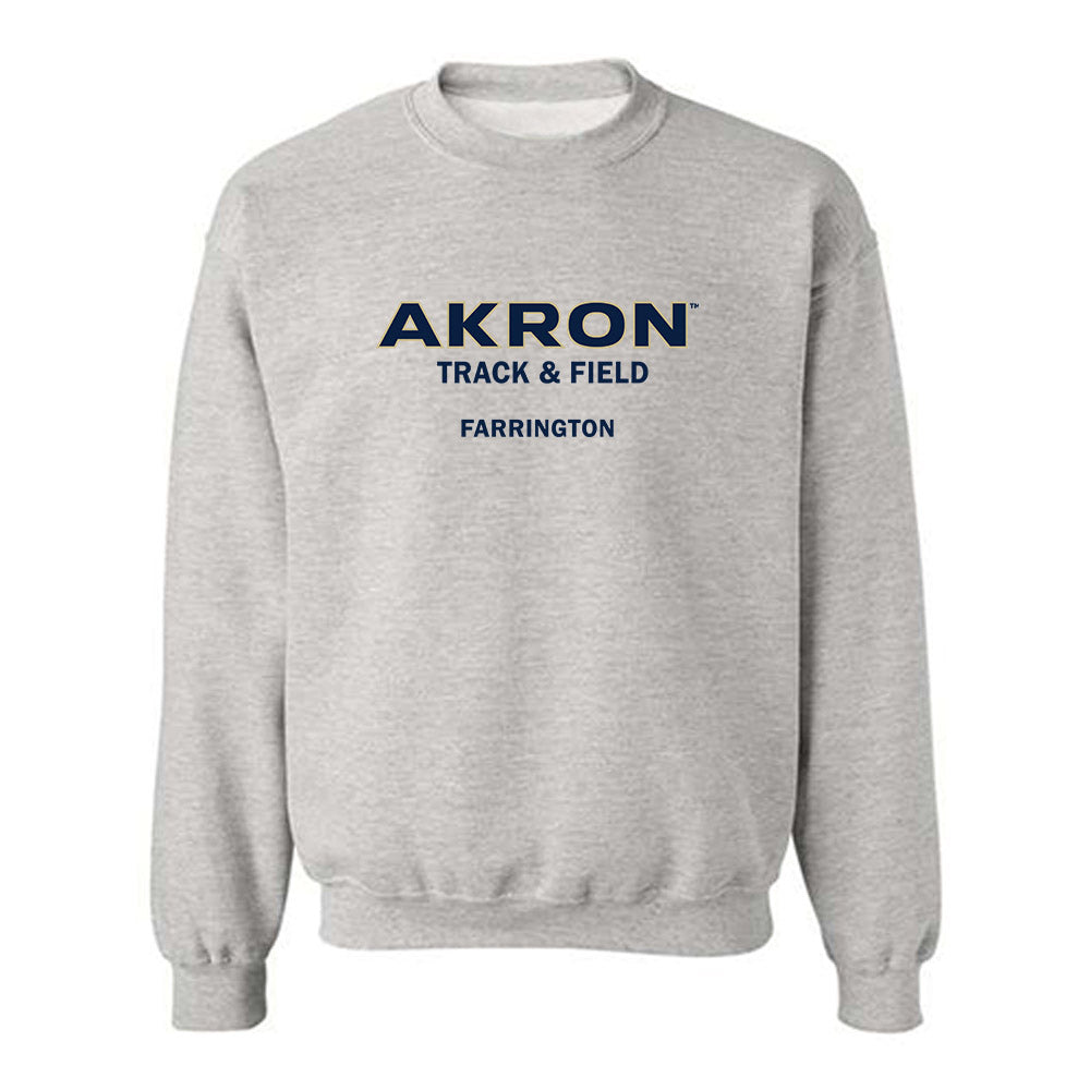 Akron - NCAA Men's Track & Field : Braylyn Farrington - Classic Fashion Shersey Crewneck Sweatshirt