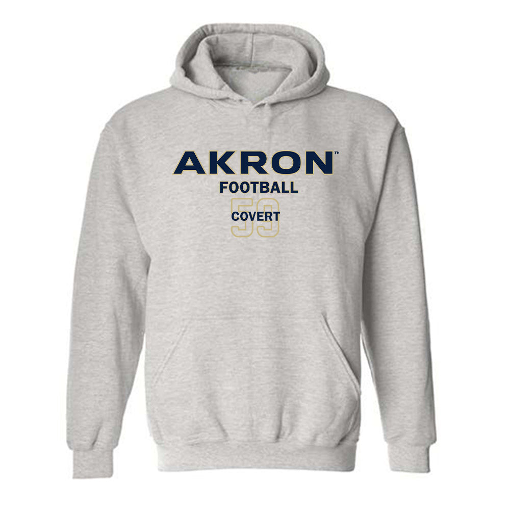 Akron - NCAA Football : Nathan Covert - Classic Fashion Shersey Hooded Sweatshirt