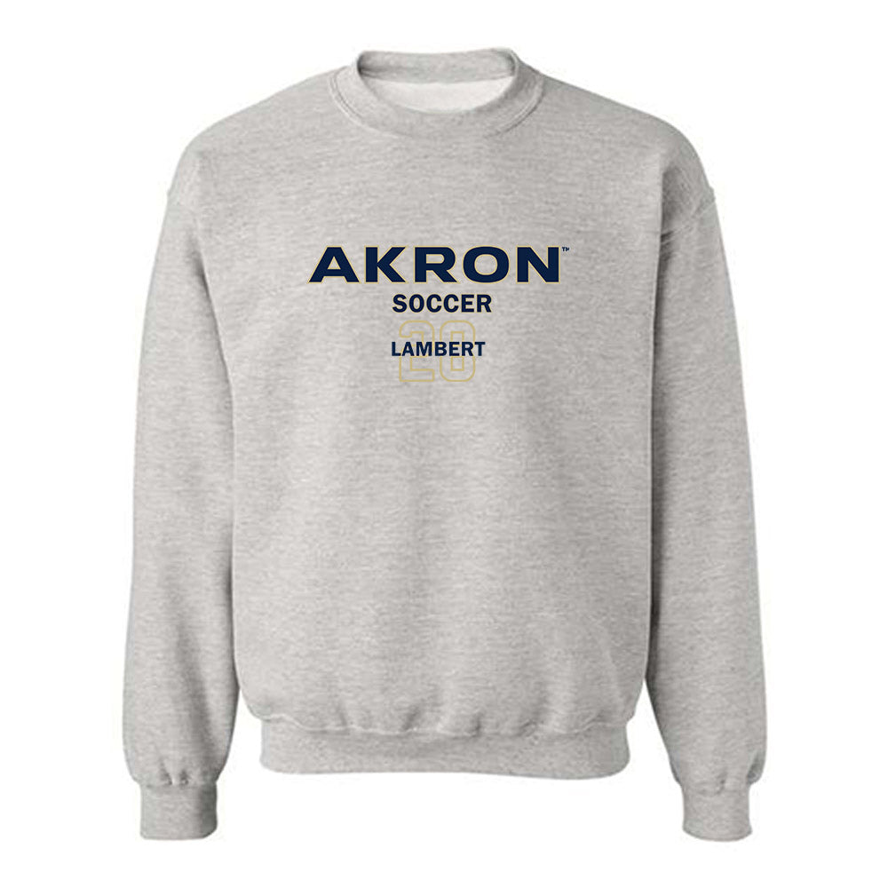 Akron - NCAA Women's Soccer : Addison Lambert - Classic Fashion Shersey Crewneck Sweatshirt