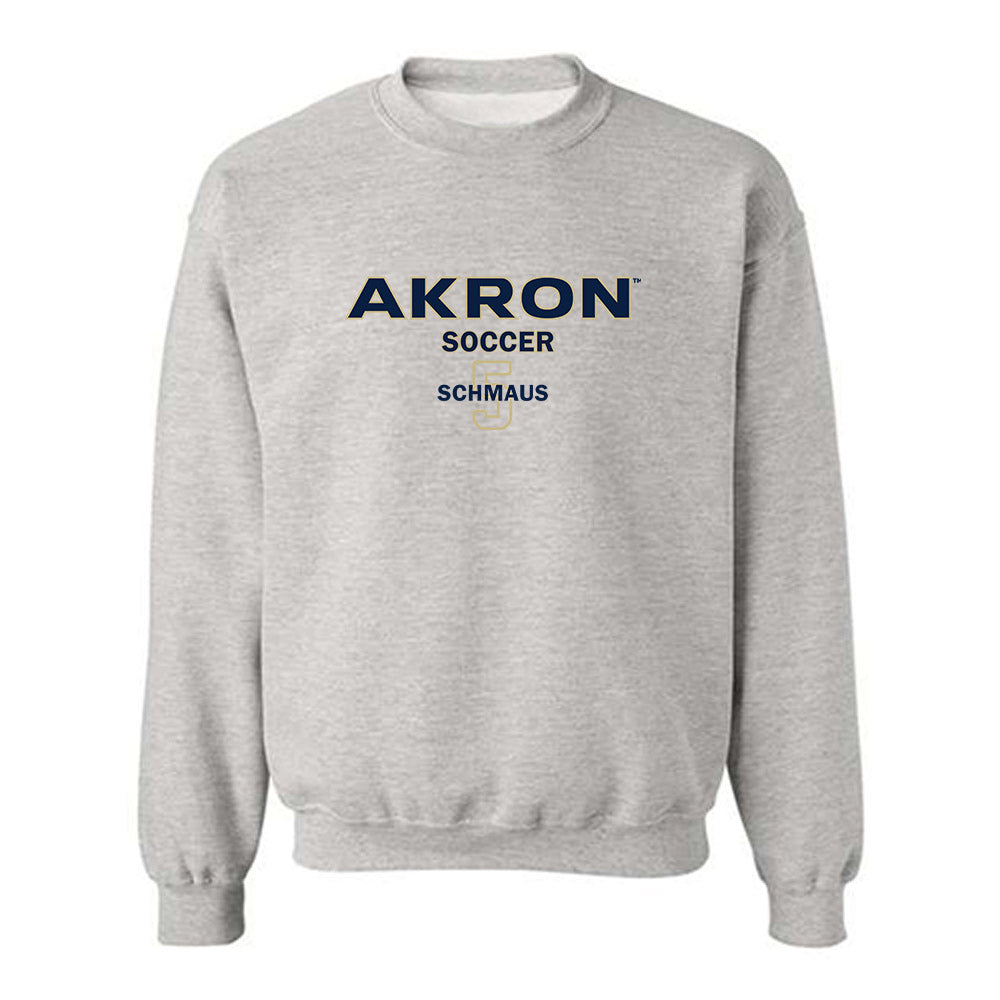 Akron - NCAA Men's Soccer : Malte Schmaus - Classic Fashion Shersey Crewneck Sweatshirt-0