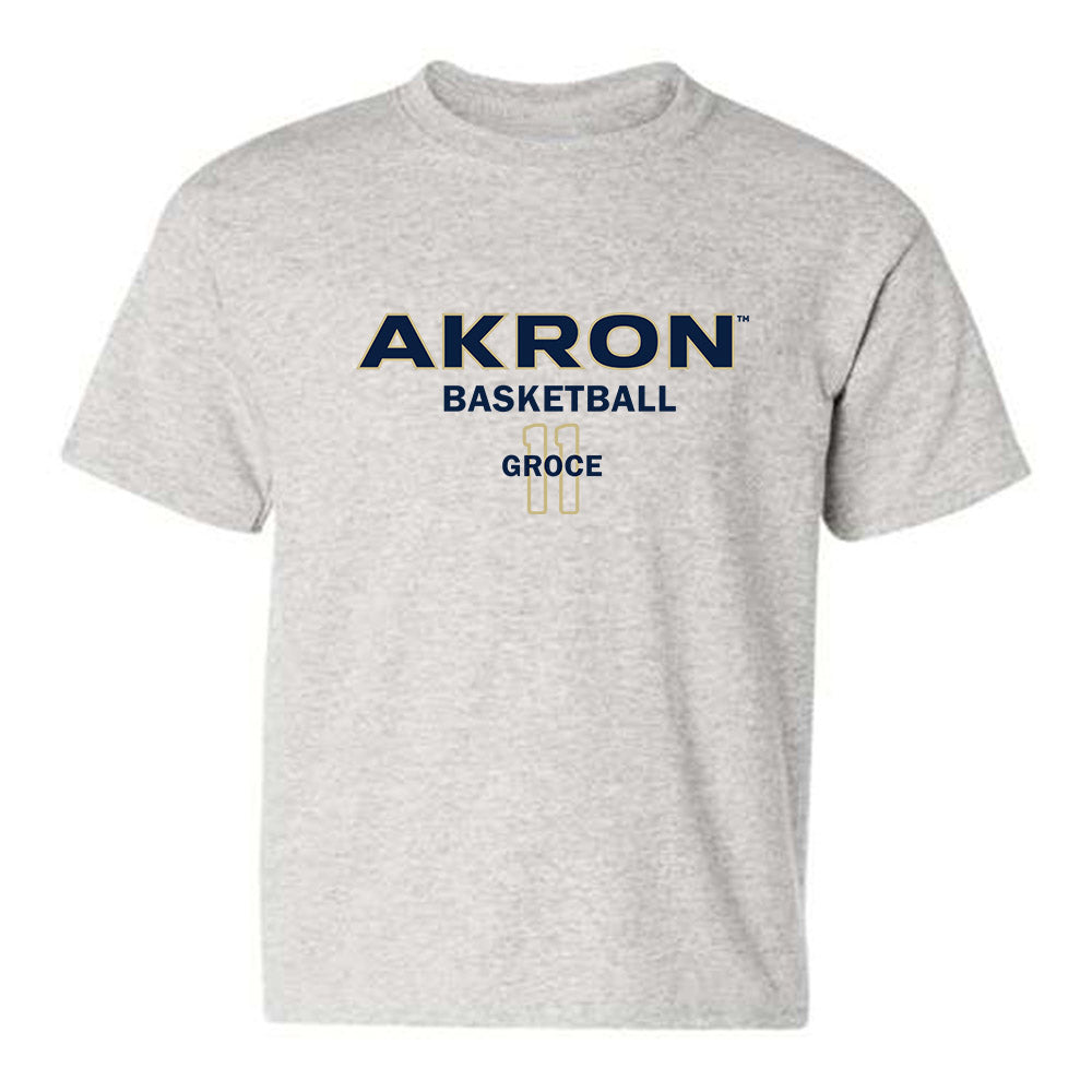Akron - NCAA Men's Basketball : Conner Groce - Classic Fashion Shersey Youth T-Shirt
